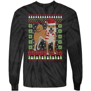 Ugly Christmas Funny Holiday Dog Lover Xmas Gift Tie-Dye Long Sleeve Shirt