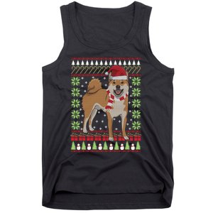 Ugly Christmas Funny Holiday Dog Lover Xmas Gift Tank Top