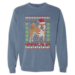 Ugly Christmas Funny Holiday Dog Lover Xmas Gift Garment-Dyed Sweatshirt