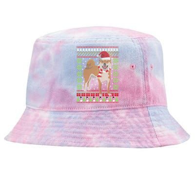 Ugly Christmas Funny Holiday Dog Lover Xmas Gift Tie-Dyed Bucket Hat