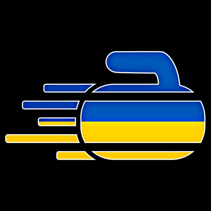 Ukraine Curling Fans Jersey Ukrainian Curlers Winter Sports Meaningful Gift Baby Bodysuit