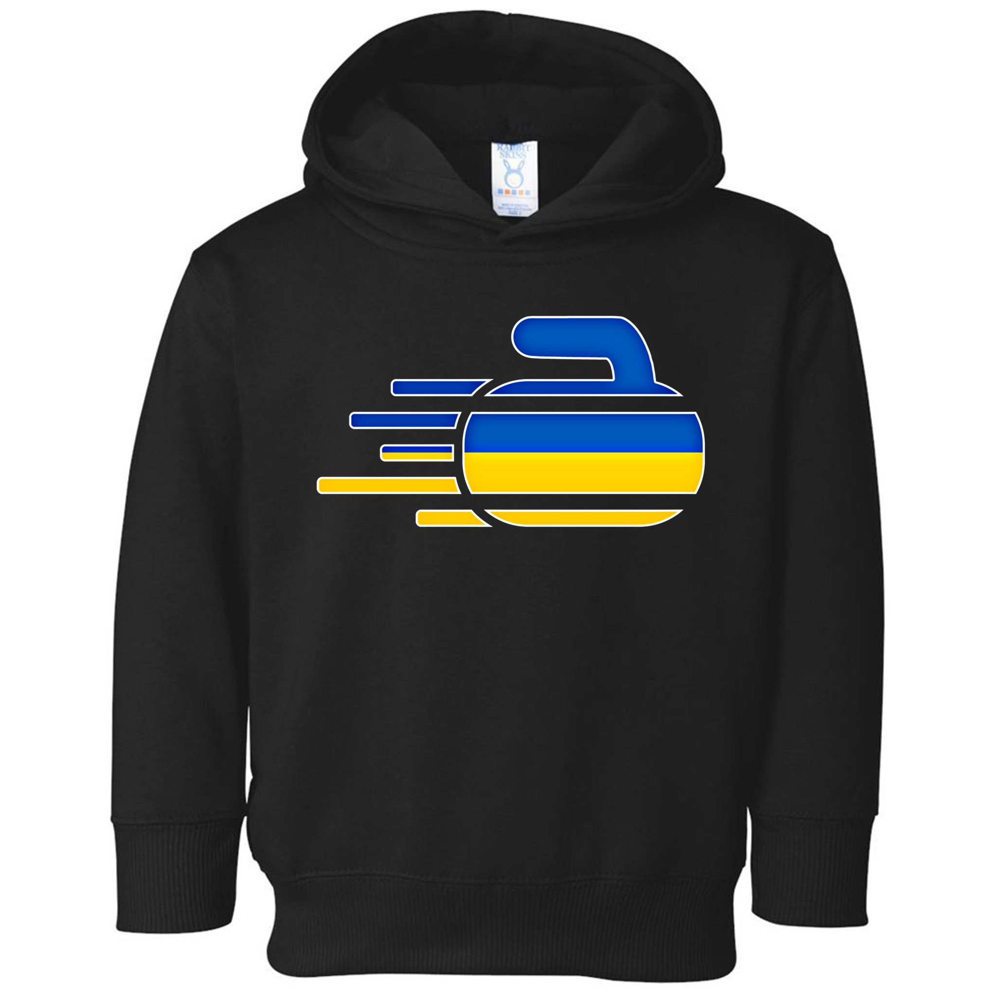 Ukraine Curling Fans Jersey Ukrainian Curlers Winter Sports Meaningful Gift Toddler Hoodie