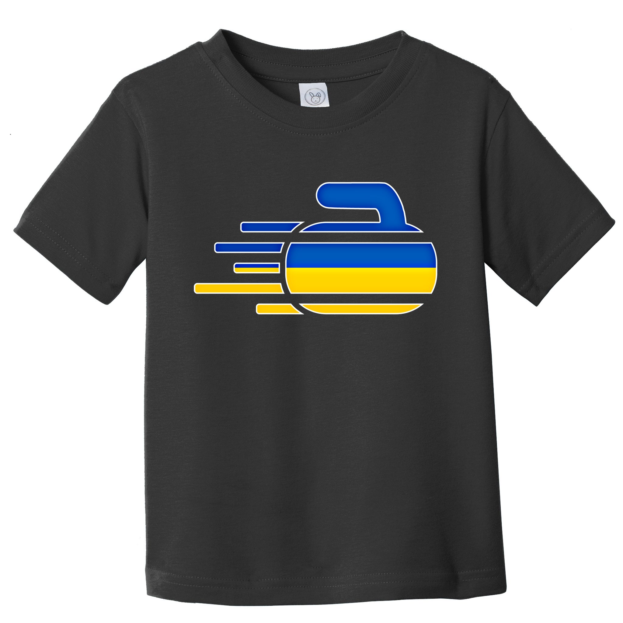 Ukraine Curling Fans Jersey Ukrainian Curlers Winter Sports Meaningful Gift Toddler T-Shirt