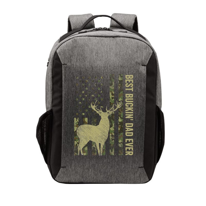 USA Camo Flag Best Buckin Dad Ever Deer Hunting Fathers Day Vector Backpack
