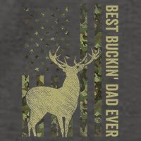 USA Camo Flag Best Buckin Dad Ever Deer Hunting Fathers Day Vector Backpack