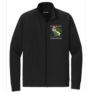 Ugly Christmas Fishing Gift Stretch Full-Zip Cadet Jacket