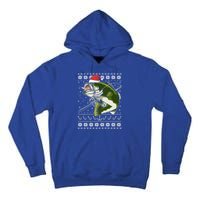 Ugly Christmas Fishing Gift Tall Hoodie