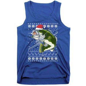 Ugly Christmas Fishing Gift Tank Top