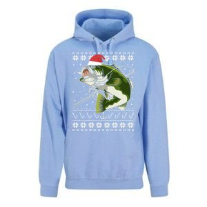 Ugly Christmas Fishing Gift Unisex Surf Hoodie