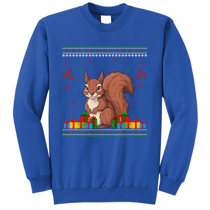 Ugly Christmas Funny Squirrel Lovers Xmas Holiday Gift Sweatshirt