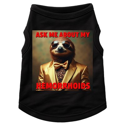 Unhinged Cringe Funny Hemorrhoids Inappropriate Embarrassing Doggie Tank