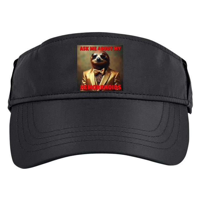 Unhinged Cringe Funny Hemorrhoids Inappropriate Embarrassing Adult Drive Performance Visor