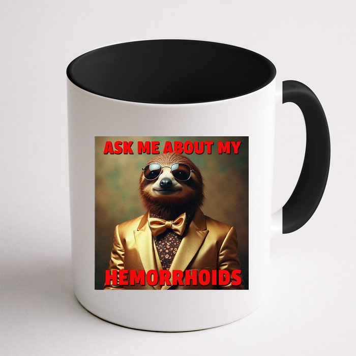 Unhinged Cringe Funny Hemorrhoids Inappropriate Embarrassing Mug
