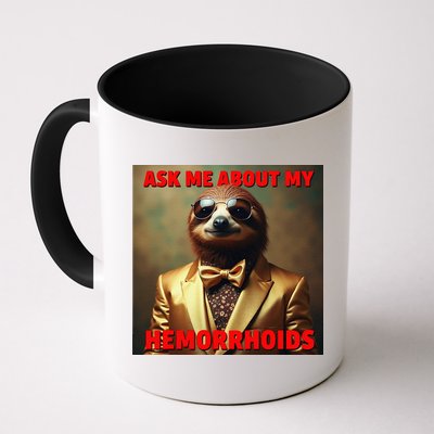 Unhinged Cringe Funny Hemorrhoids Inappropriate Embarrassing Mug