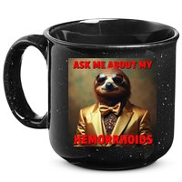 Unhinged Cringe Funny Hemorrhoids Inappropriate Embarrassing 15oz Campfire Ceramic Mug