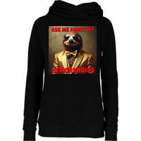 Unhinged Cringe Funny Hemorrhoids Inappropriate Embarrassing Womens Funnel Neck Pullover Hood