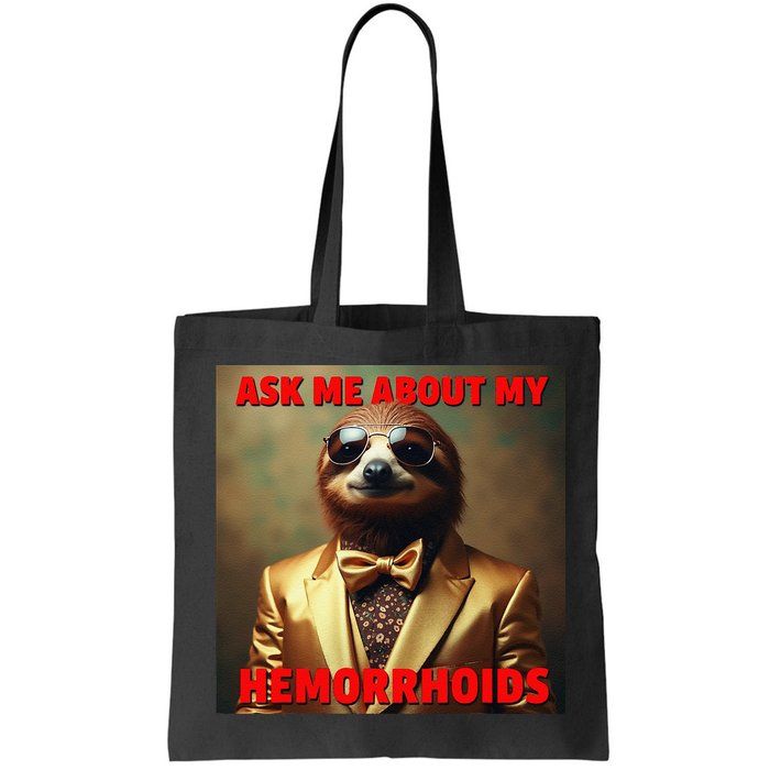 Unhinged Cringe Funny Hemorrhoids Inappropriate Embarrassing Bag