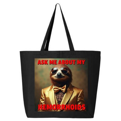 Unhinged Cringe Funny Hemorrhoids Inappropriate Embarrassing 25L Jumbo Tote