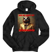 Unhinged Cringe Funny Hemorrhoids Inappropriate Embarrassing Tie Dye Hoodie