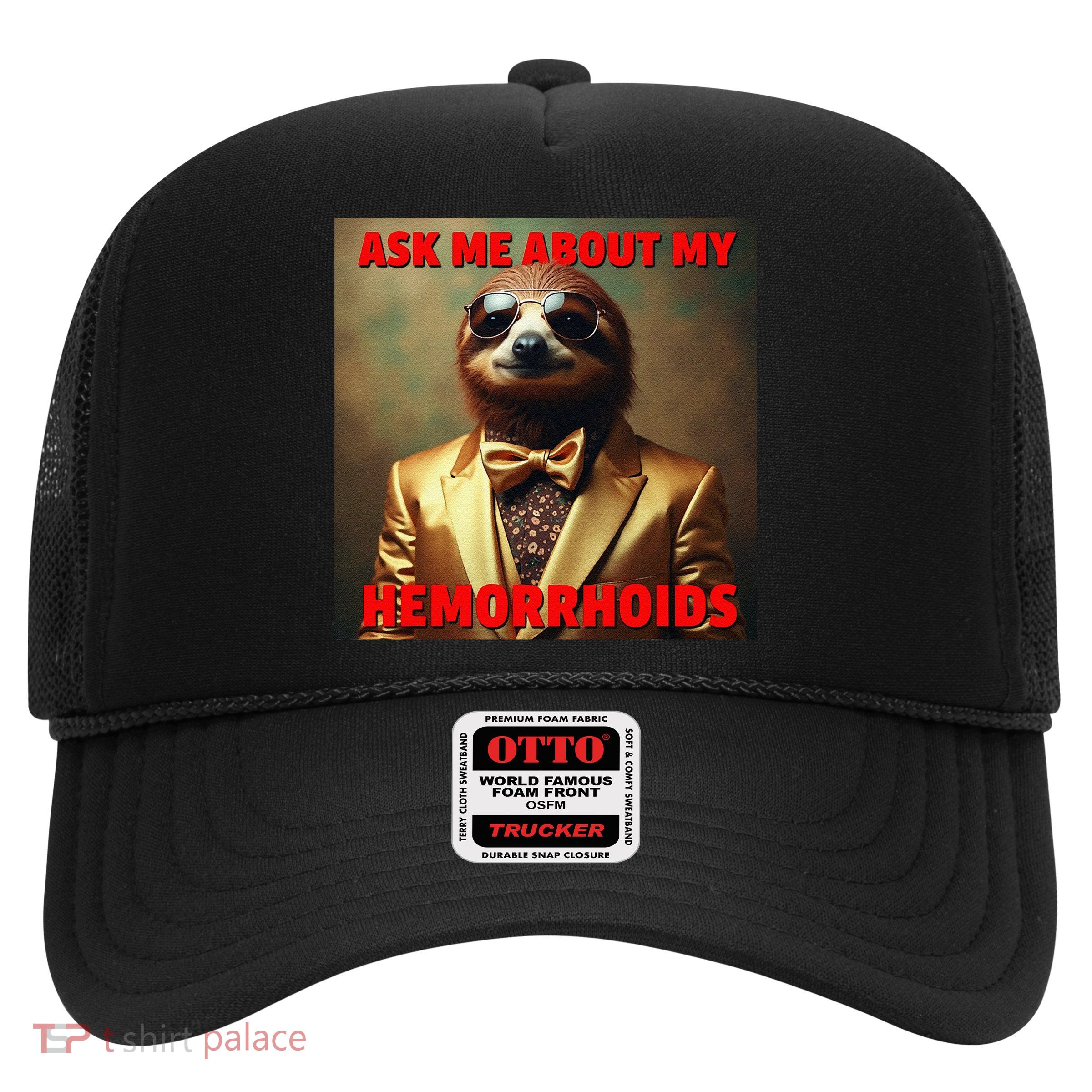 Unhinged Cringe Funny Hemorrhoids Inappropriate Embarrassing Trucker Hat