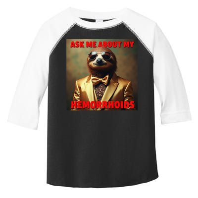 Unhinged Cringe Funny Hemorrhoids Inappropriate Embarrassing Toddler Fine Jersey T-Shirt