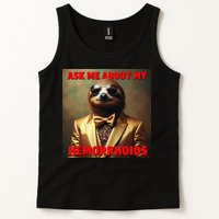 Unhinged Cringe Funny Hemorrhoids Inappropriate Embarrassing Tank Top
