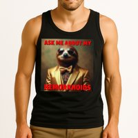 Unhinged Cringe Funny Hemorrhoids Inappropriate Embarrassing Tank Top