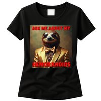 Unhinged Cringe Funny Hemorrhoids Inappropriate Embarrassing Womens T-Shirt