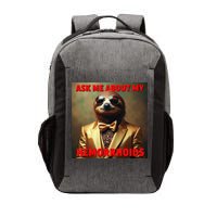 Unhinged Cringe Funny Hemorrhoids Inappropriate Embarrassing Vector Backpack