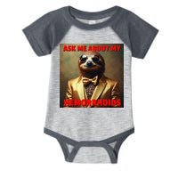 Unhinged Cringe Funny Hemorrhoids Inappropriate Embarrassing Infant Baby Jersey Bodysuit