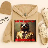 Unhinged Cringe Funny Hemorrhoids Inappropriate Embarrassing Hoodie