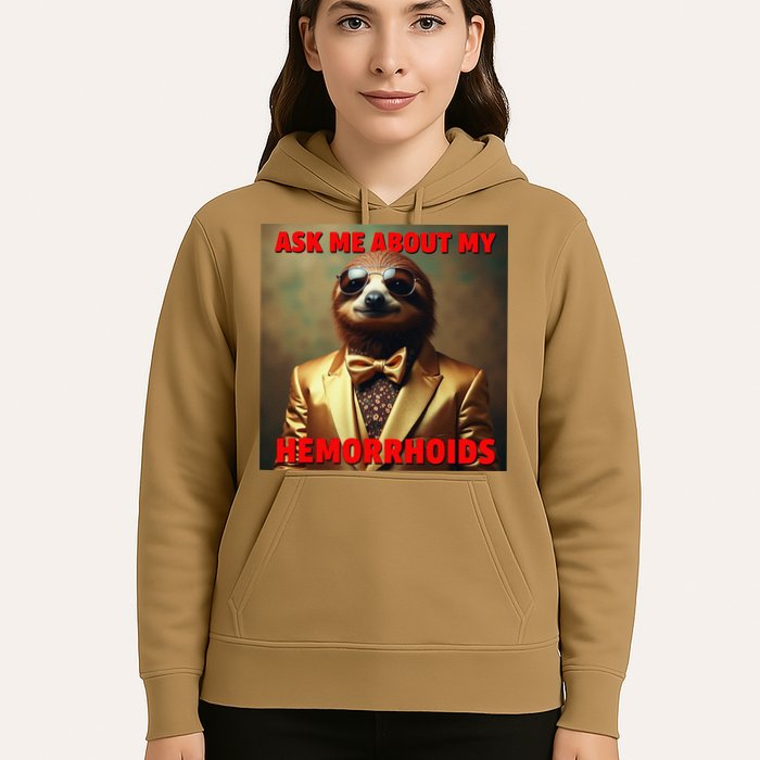 Unhinged Cringe Funny Hemorrhoids Inappropriate Embarrassing Hoodie