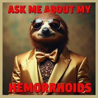 Unhinged Cringe Funny Hemorrhoids Inappropriate Embarrassing Hoodie