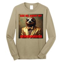 Unhinged Cringe Funny Hemorrhoids Inappropriate Embarrassing Long Sleeve Shirt
