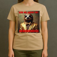 Unhinged Cringe Funny Hemorrhoids Inappropriate Embarrassing T-Shirt