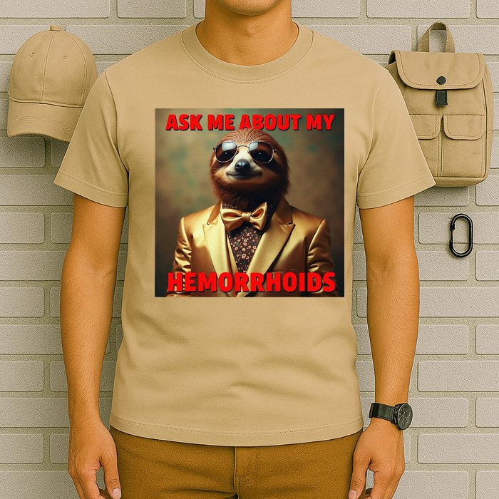 Unhinged Cringe Funny Hemorrhoids Inappropriate Embarrassing T-Shirt