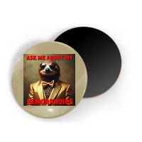 Unhinged Cringe Funny Hemorrhoids Inappropriate Embarrassing Magnet