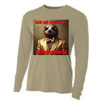 Unhinged Cringe Funny Hemorrhoids Inappropriate Embarrassing Cooling Performance Long Sleeve Crew
