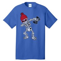 Ugly Christmas Funny Video Game Santa Dabbing Skeleton Gift Cute Gift Tall T-Shirt