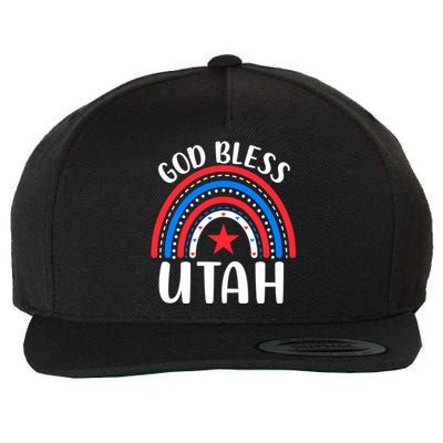 Utah Cool Gift I Love Utah Usa Gift Wool Snapback Cap