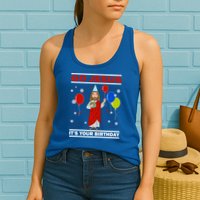Ugly Christmas Gift Go Jesus Its Your Birthday Jesus Gift Womens Tank Top