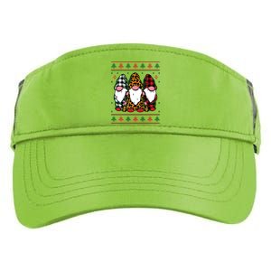 Ugly Christmas Gnomes Adult Drive Performance Visor