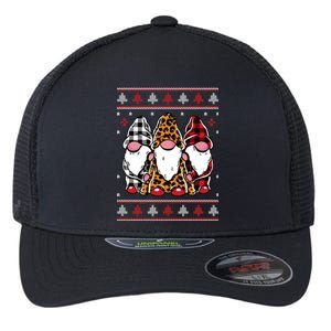 Ugly Christmas Gnomes Flexfit Unipanel Trucker Cap