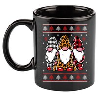 Ugly Christmas Gnomes 11oz C Handle Ceramic Mug