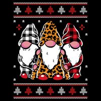 Ugly Christmas Gnomes Drawstring Bag