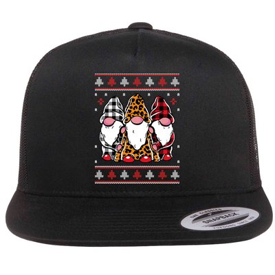 Ugly Christmas Gnomes Flatbill Hat