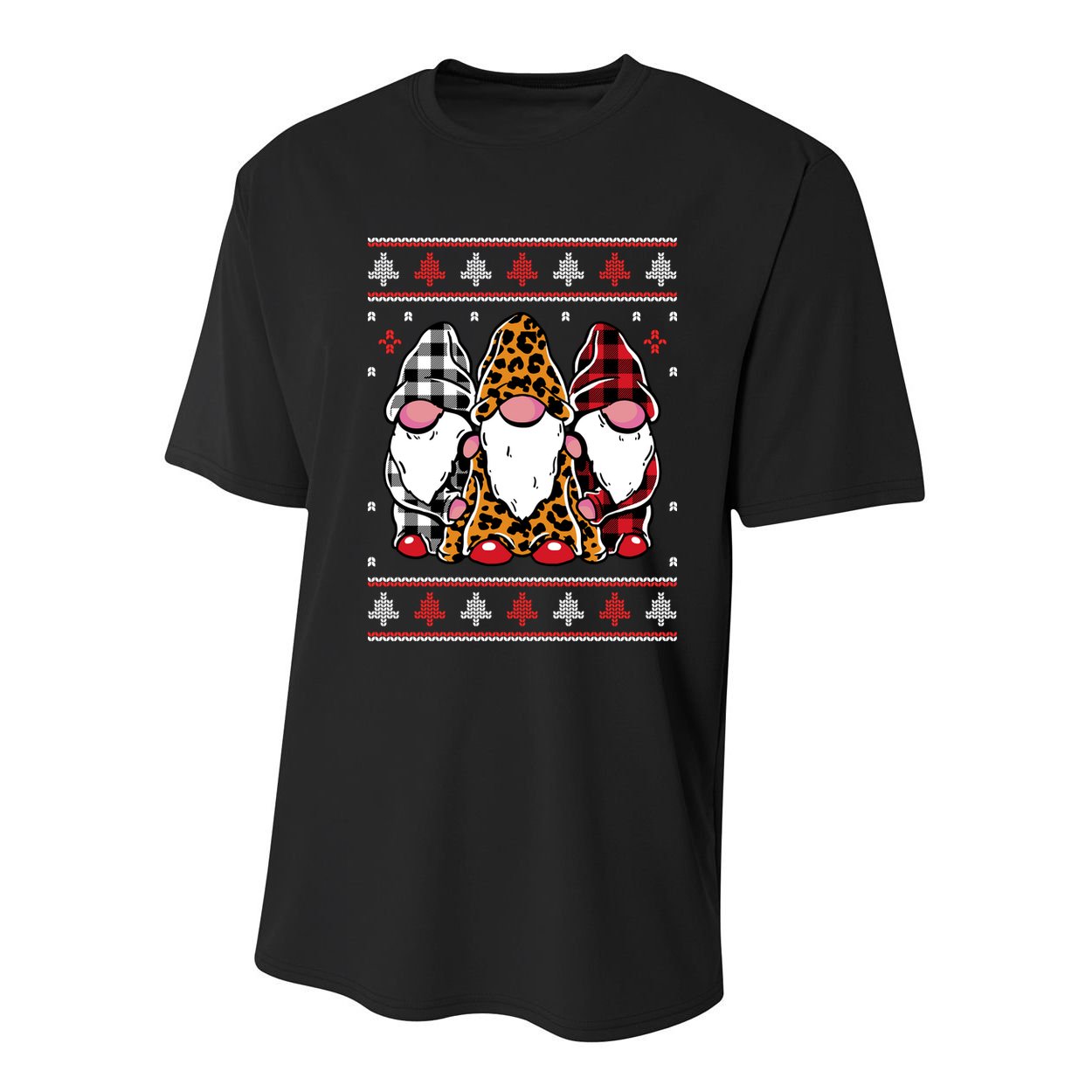 Ugly Christmas Gnomes Youth Performance Sprint T-Shirt