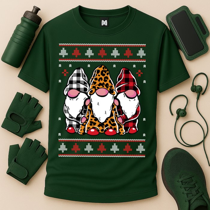 Ugly Christmas Gnomes Cooling Performance Crew T-Shirt