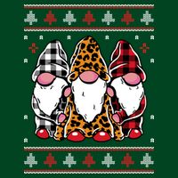 Ugly Christmas Gnomes Cooling Performance Crew T-Shirt