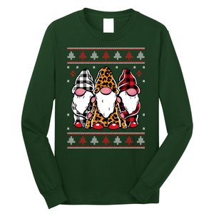 Ugly Christmas Gnomes Long Sleeve Shirt